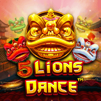เล่นสล็อต 5 Lions Dance™ สล็อต Pramatic Play 
